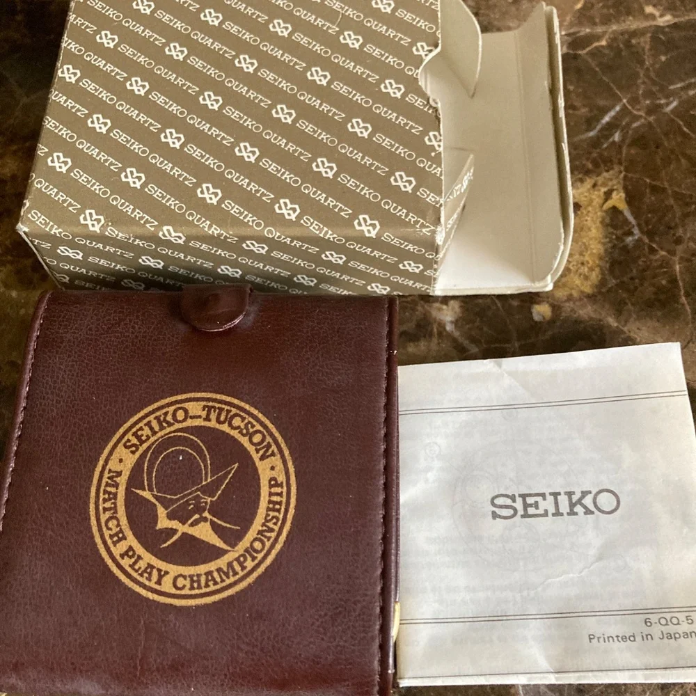 Vintage Seiko Tucson Match Play VIP Travel Alarm Clock NOS 1980s